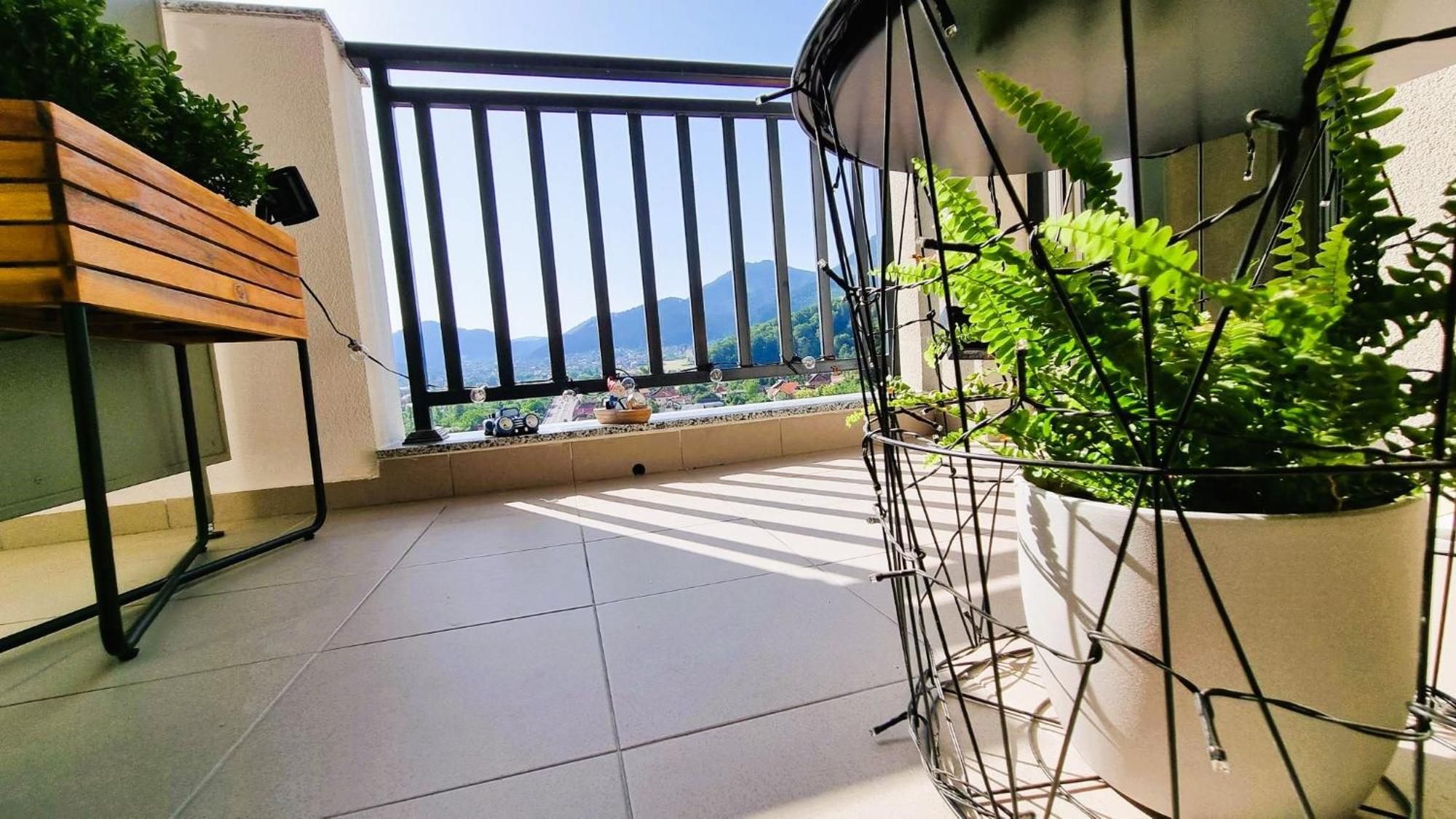 Mountain View Retreat Apartment - Braşov Exterior foto